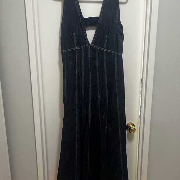 Pilcro Dark Blue Maxi Dress - Picture 7 of 8